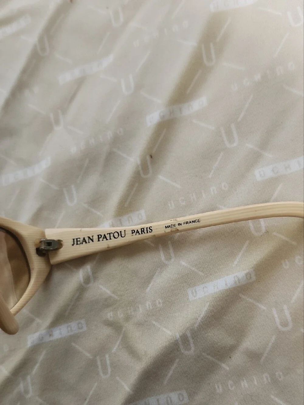 Jean Patou Paris Beige Tortoiseshell Women's Sunglasses